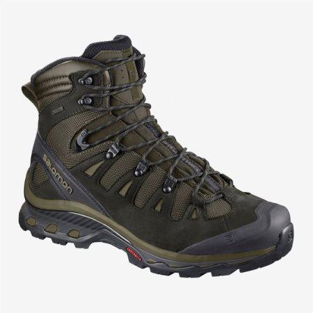 Salomon QUEST 4D 3 GTX Mens Hiking Boots Olive UK XSTF